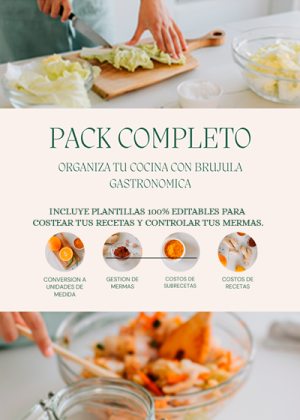 Pack Completo - Organiza tu cocina con Brújula Gastronómica